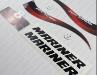 Mariner 8HP Four Stroke Outboard Decal Kit